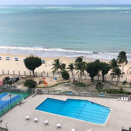 سان خوان Beach Front Beach View 1 Bedroom 2Bathroom Coral Beach Apt المظهر الخارجي الصورة