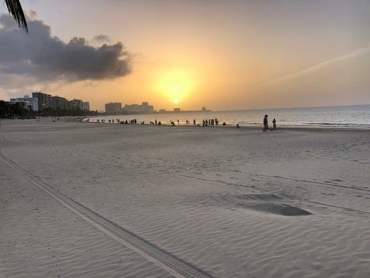 سان خوان Beach Front Beach View 1 Bedroom 2Bathroom Coral Beach Apt المظهر الخارجي الصورة