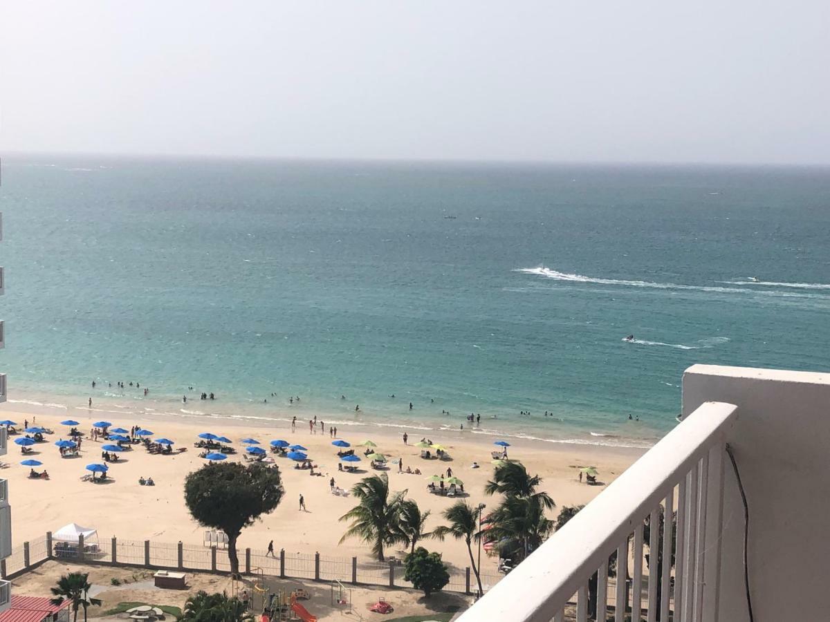 سان خوان Beach Front Beach View 1 Bedroom 2Bathroom Coral Beach Apt المظهر الخارجي الصورة